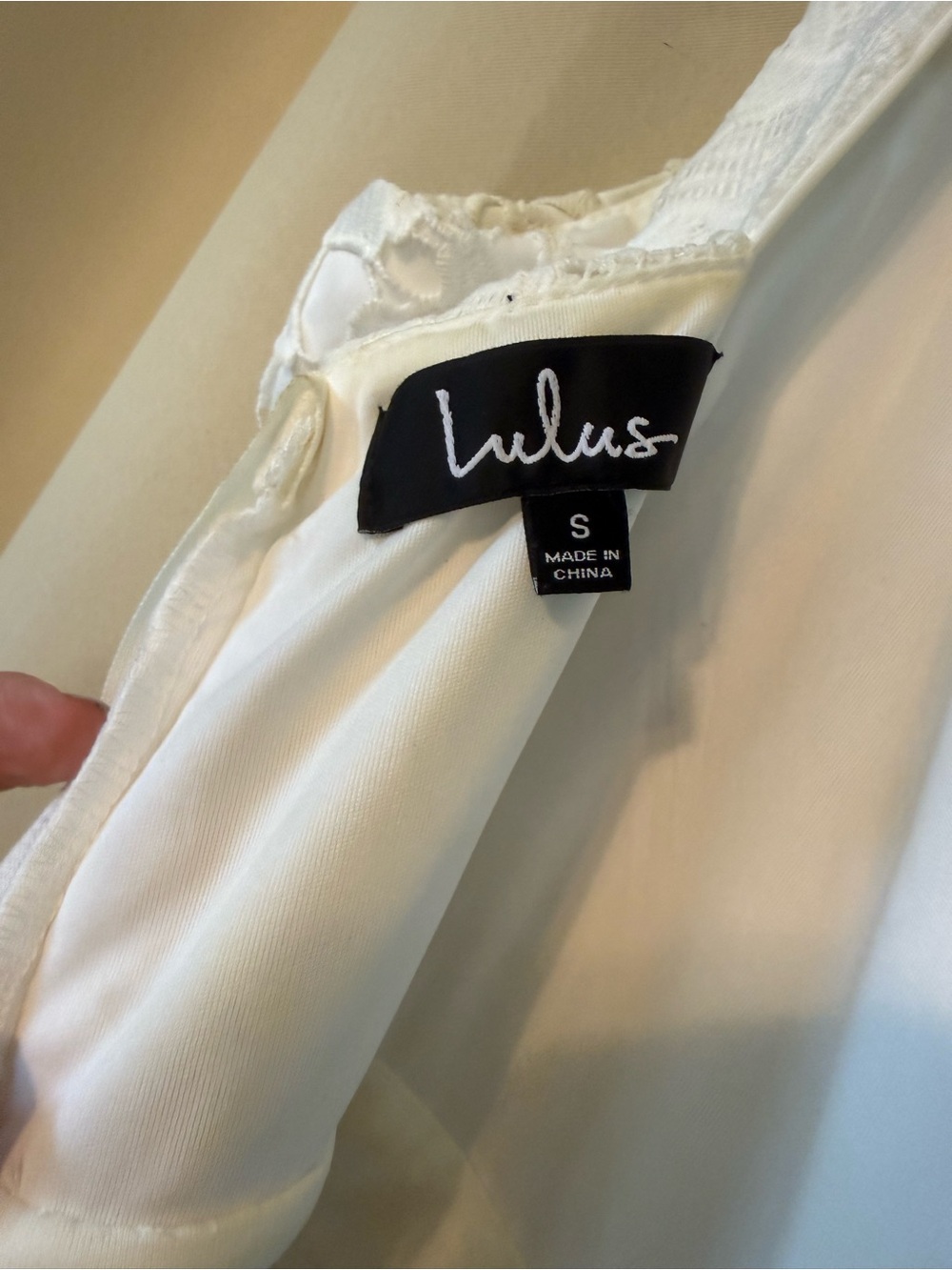 Lulu's White Lace A-Line Sundress - Picture 5 of 10